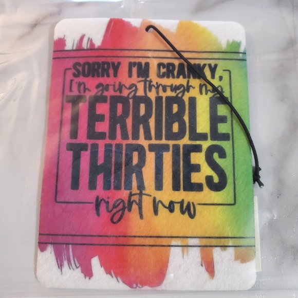 TERRIBLE THIRTIES Car Air Freshener - Picture 4 of 4